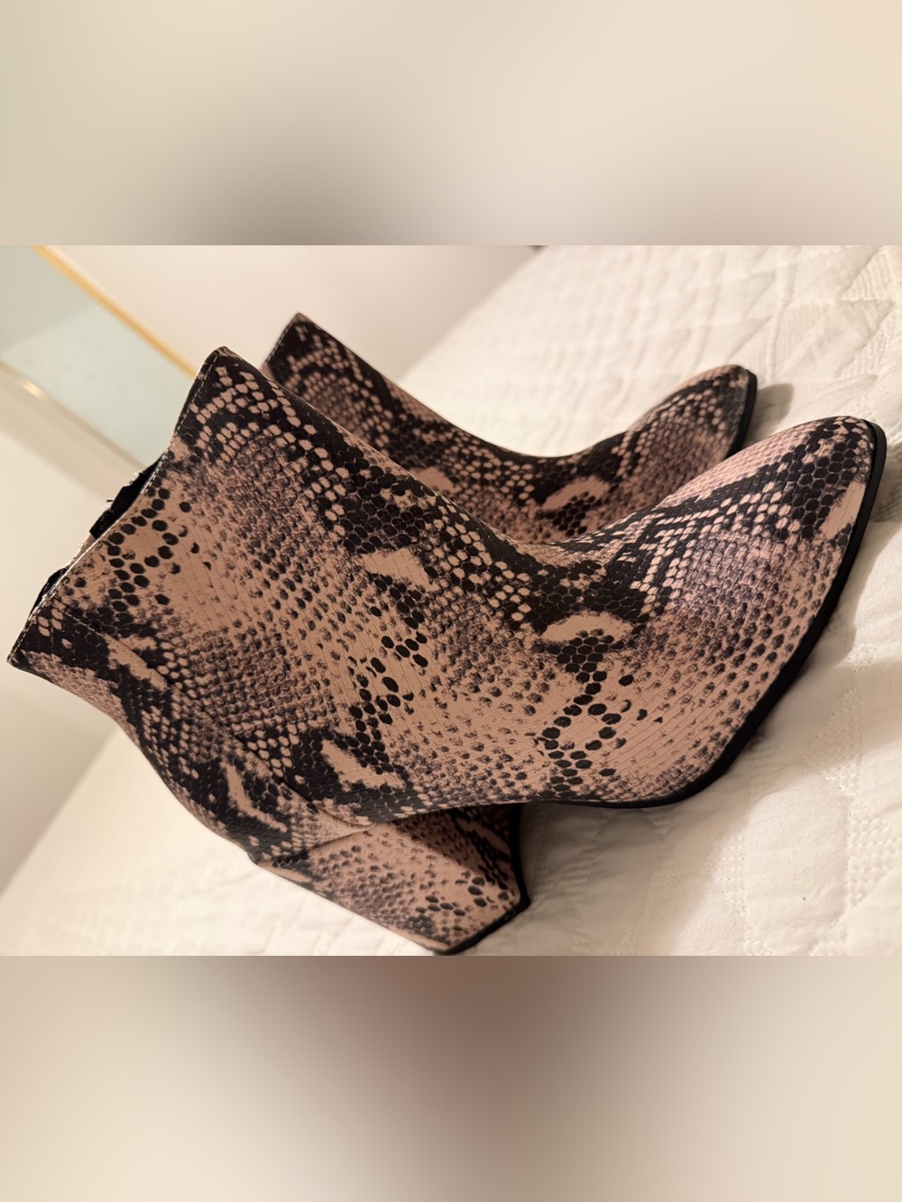 torrid Pink and Black Snake-Print Reptile Hide